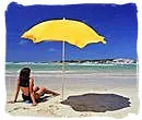 Girl enjoying one of the South Africa's beaches