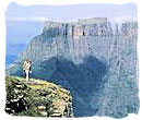 Breathtaking Drakensberg mountain scenery in Kwazulu-Natal province, South Africa