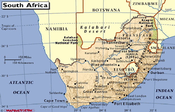 All About The Geography Of South Africa Facts Figures - 