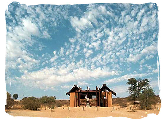 Rest rooms at the Dikbaardskolk pick nick site - Kalahari Desert Climate in the Kgalagadi Transfrontier National Park