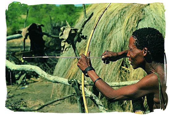 The San People Or Bushmen Of South Africa Also Known As The Khoisan