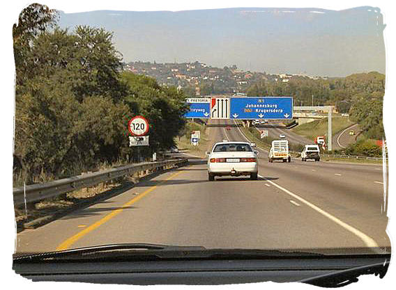 Metropolitan highway in Pretoria