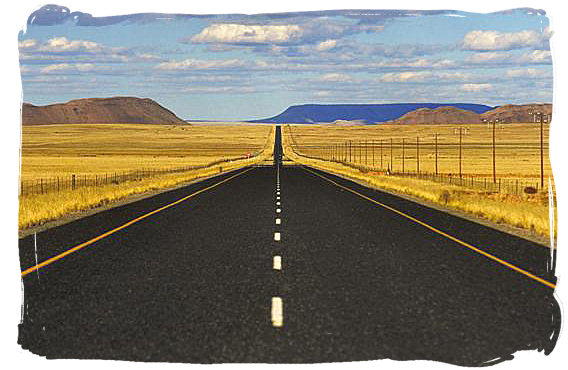 Provincial road in the Northern Cape province