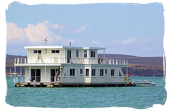 This luxurious double story House boat can accommodate up to 24 people - West Coast National Park Accommodation, South Africa National Parks