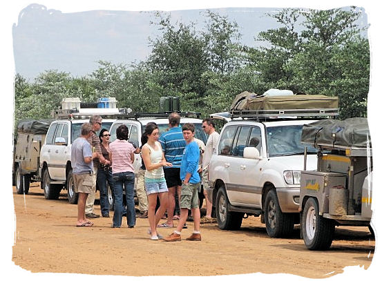 Tourists on a self-drive safari trip - Marakele National Park accommodation