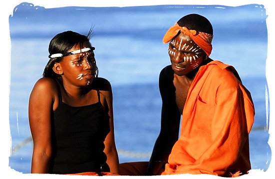 Traditional dancers taking a break - Xhosa people, Xhosa Language and Xhosa Culture in South Africa