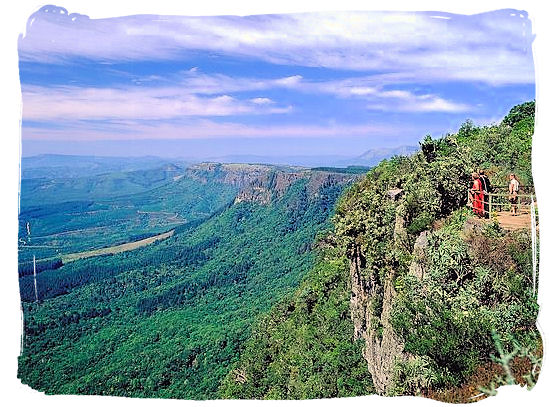 Gods Window, view point along the Panorama Route in Mpumalanga province, South Africa